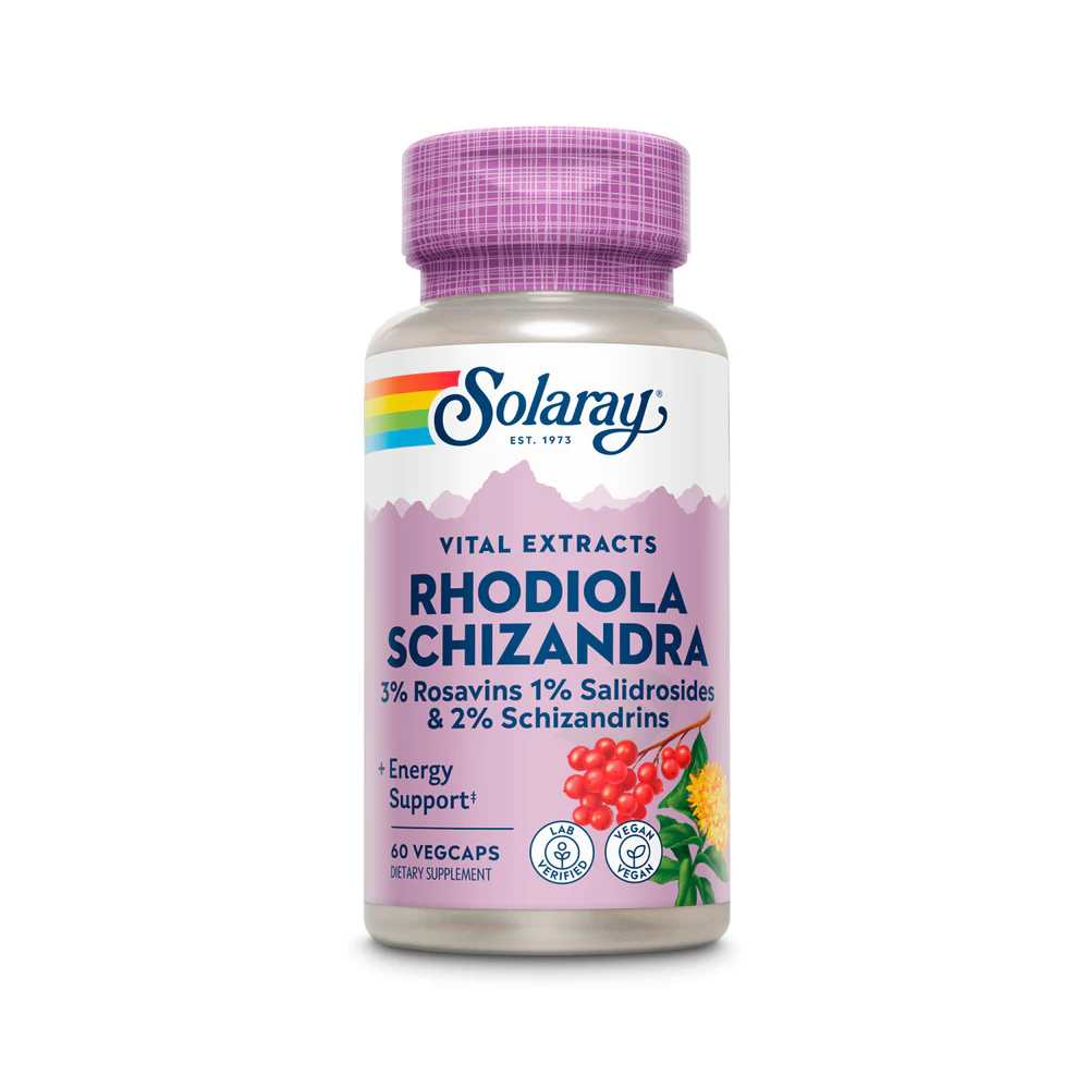 Solaray Rhodiola Root & Schizandra 60 Caps
