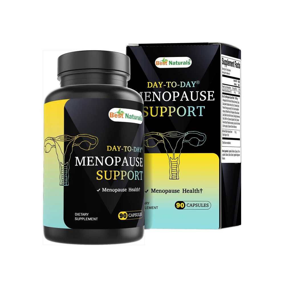 Best Naturals Day-to-Day Menopause Supplements for Women 90 Veg Capsules