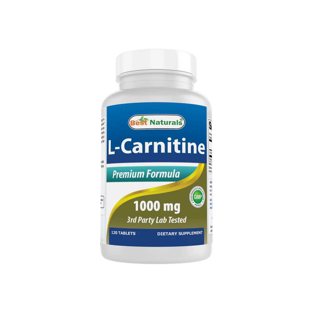 Best Naturals L-Carnitine Fumarate 1000mg per Tablet