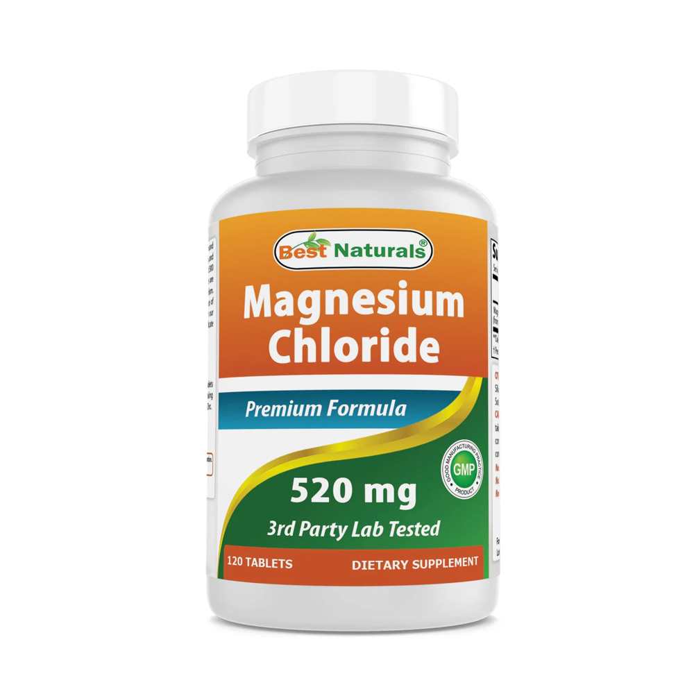 Best Naturals Magnesium Chloride 520 mg 120 Tablets