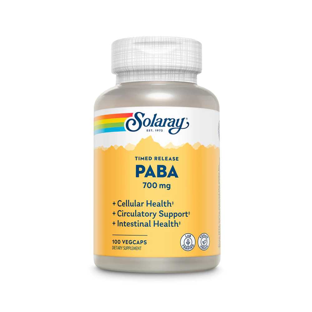 Solaray Paba, Timed-Release 700mg 100 Caps