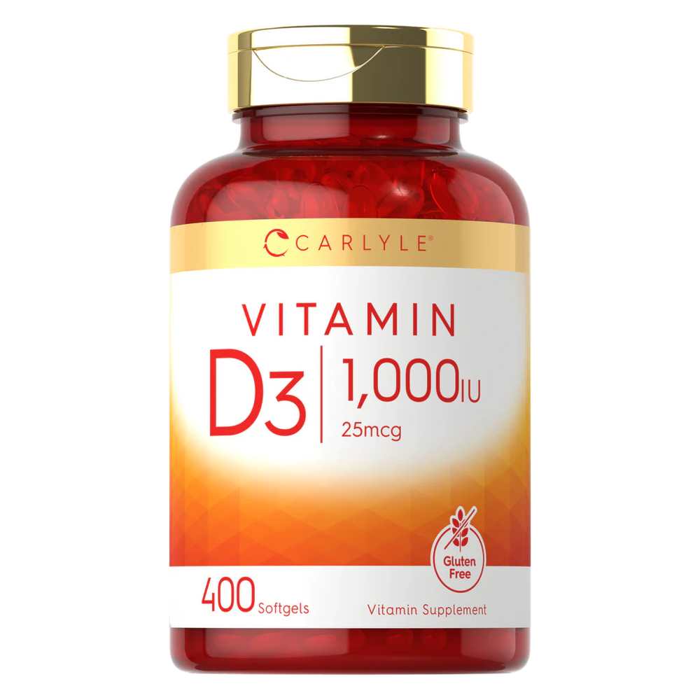 Carlyle Nutritionals Vitamin D-3 1000IU | 400 Softgels