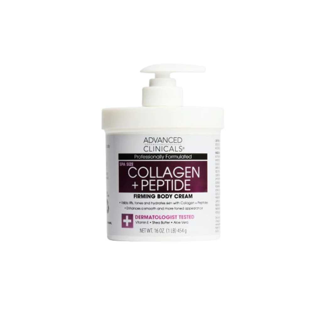 Advanced Clinicals Collagen + Peptide Body Cream 454g