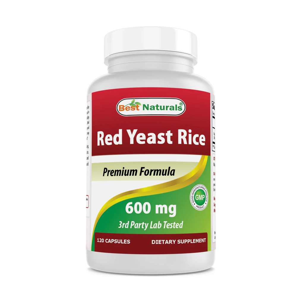 Best Naturals Red Yeast Rice 600 mg 120 Capsules