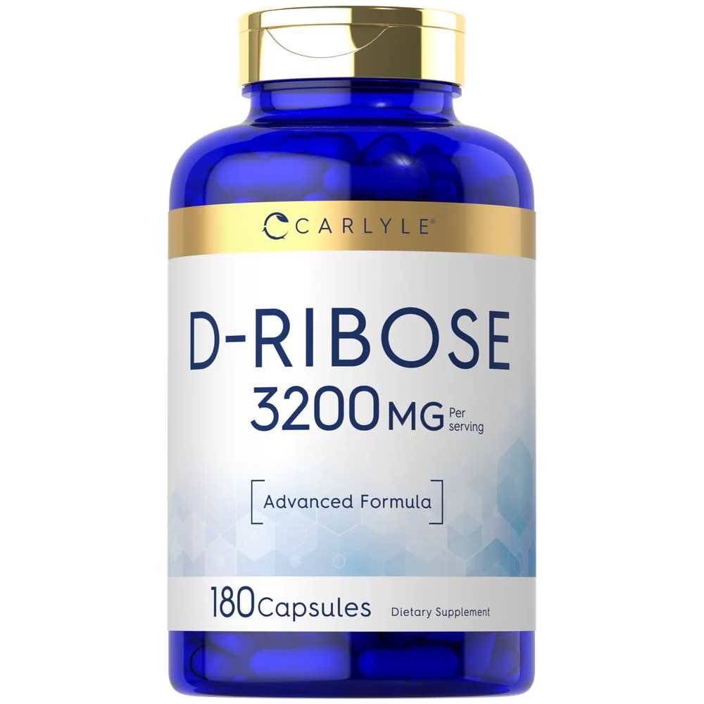 Carlyle Nutritionals D-Ribose 3200mg per serving | 180 Capsules