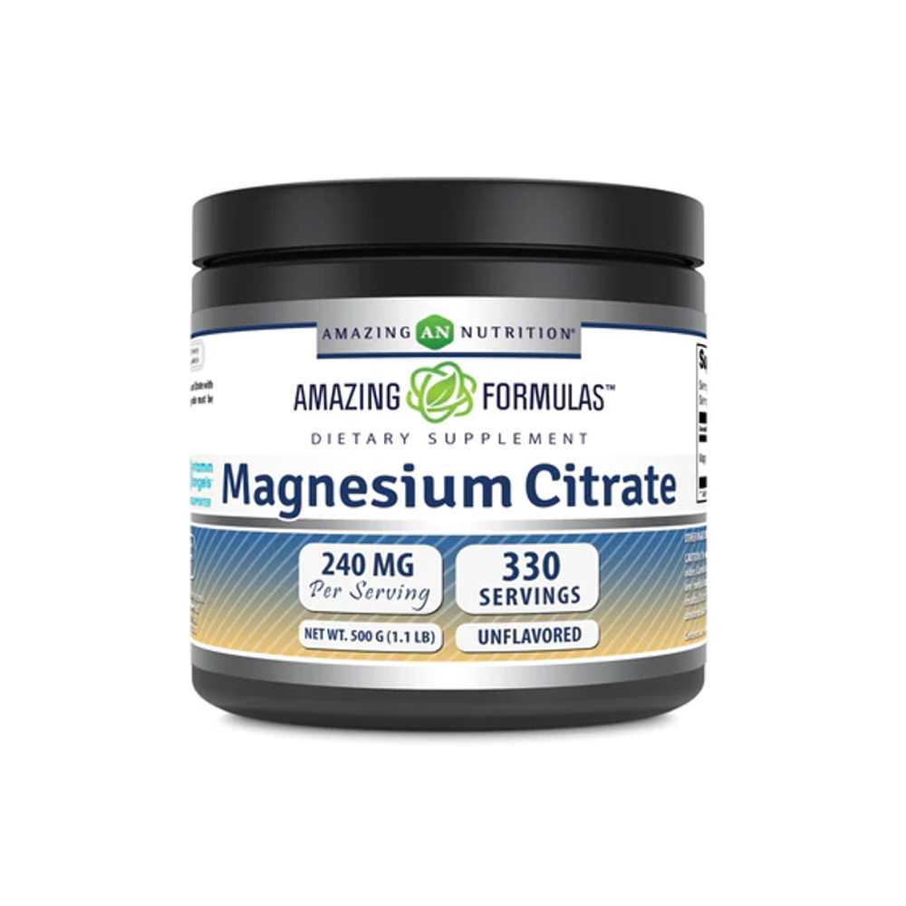 Amazing Formulas Magnesium Citrate 500g 240 Mg per Serving