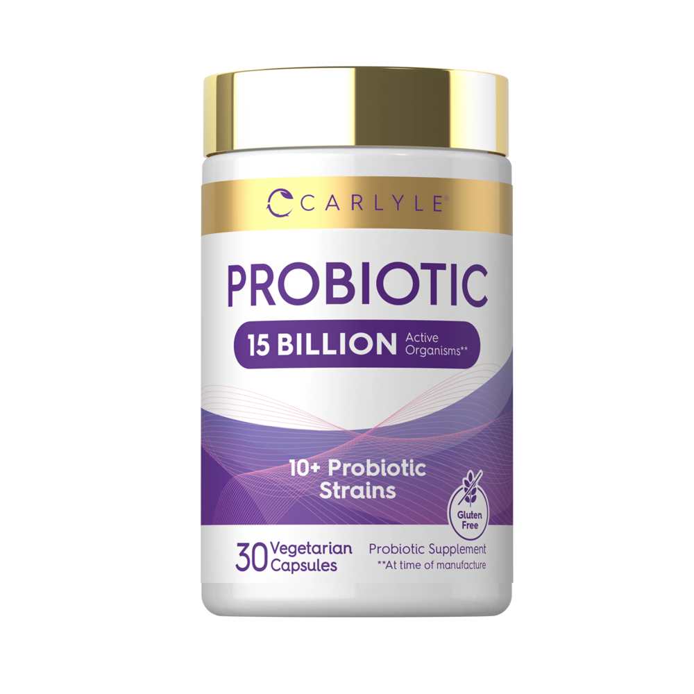 Carlyle Nutritionals Probiotic Supplement | 15 Billion CFU | 30 Capsules