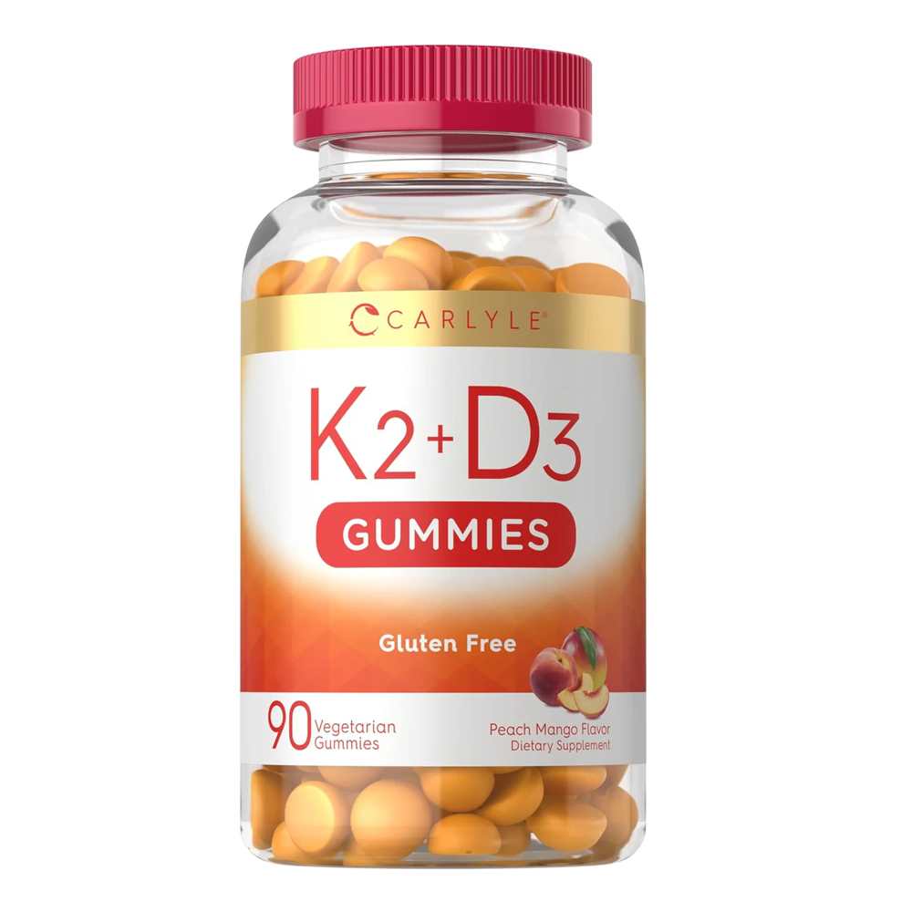 Carlyle Nutritionals Vitamin D-3 + K-2 | 90 Gummies