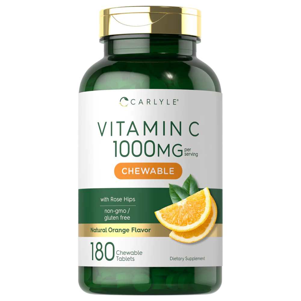 Carlyle Nutritionals Vitamin C 1000mg per serving | 180 Tablets