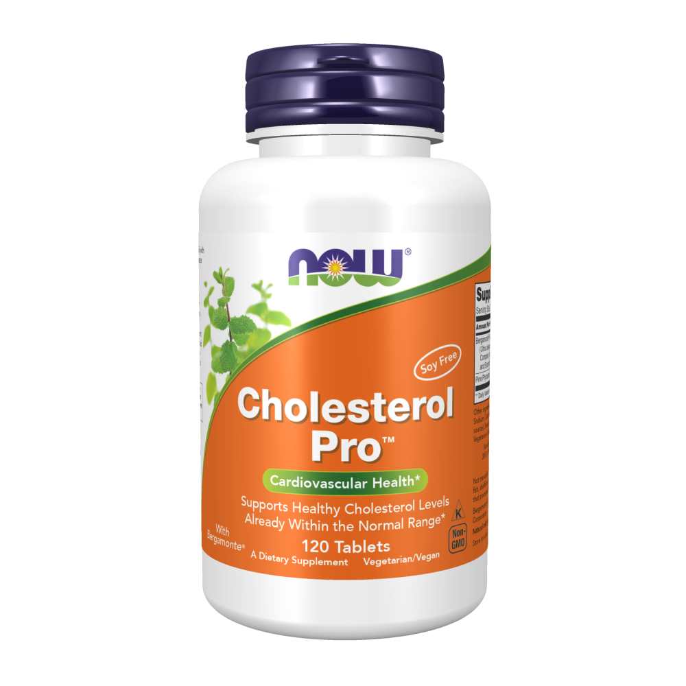 Now Foods Cholesterol Pro™ with Soy – Cardiovascular Health Support – 120 Vegan Tablets