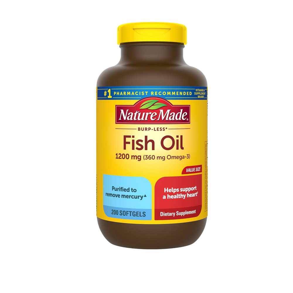 Nature Made Fish Oil Omega 3 200 sofgels