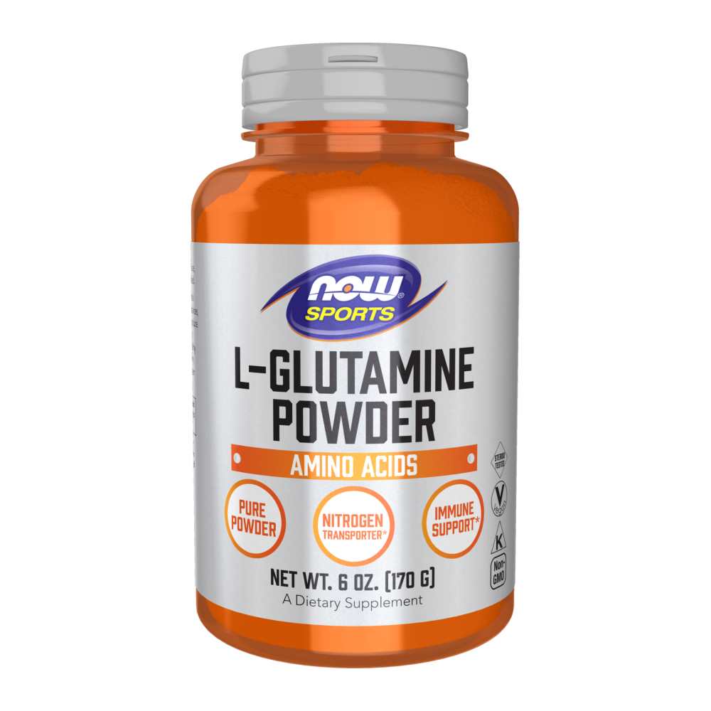 Now Sports L-Glutamine Powder – Pure Free-Form Amino Acid 170g
