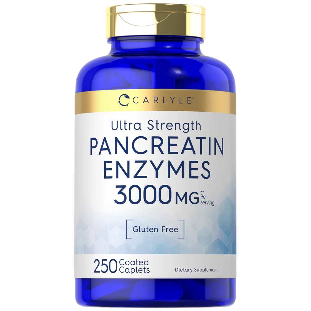Carlyle Nutritionals Pancreatin Digestive Enzymes | 250 Caplets