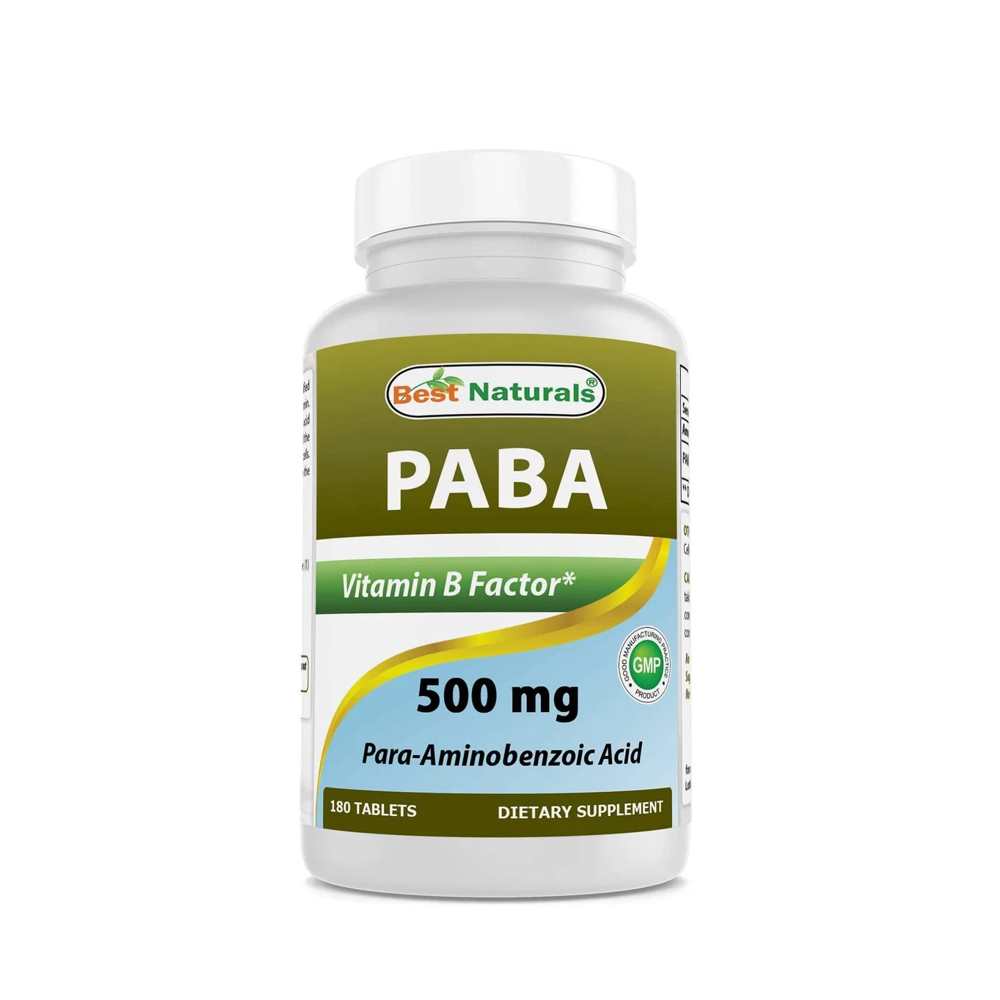 Best Naturals PABA 500 mg 180 Tablets