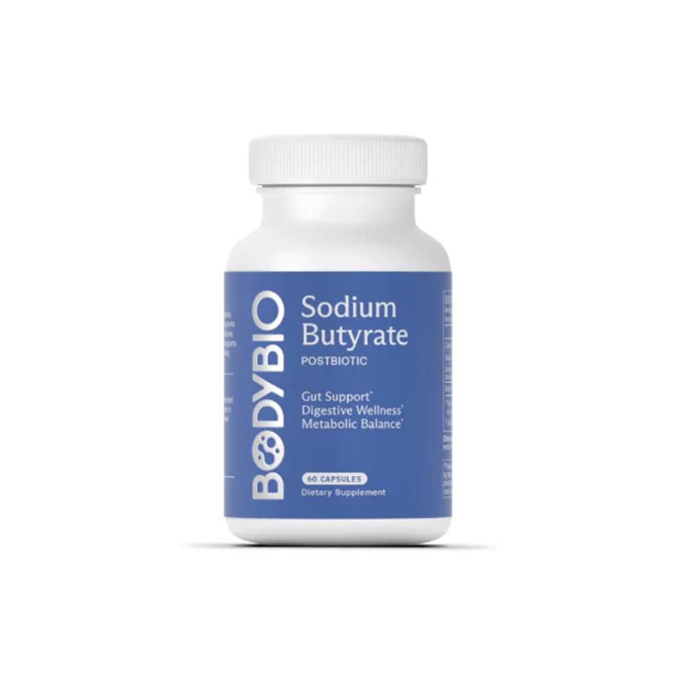 BodyBio Butyrate: Gut Health Supplement 60 caps