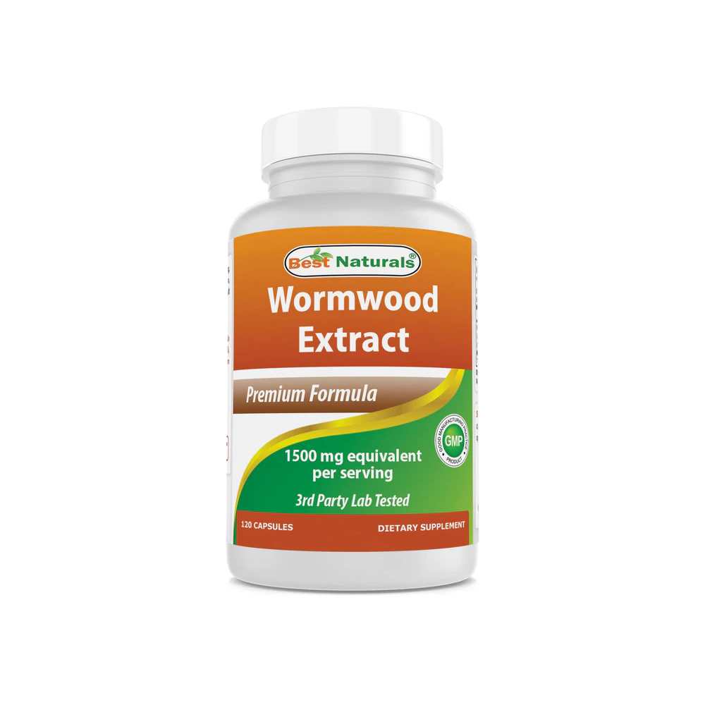 Best Naturals Wormwood Extract 1500 mg 120 Capsules