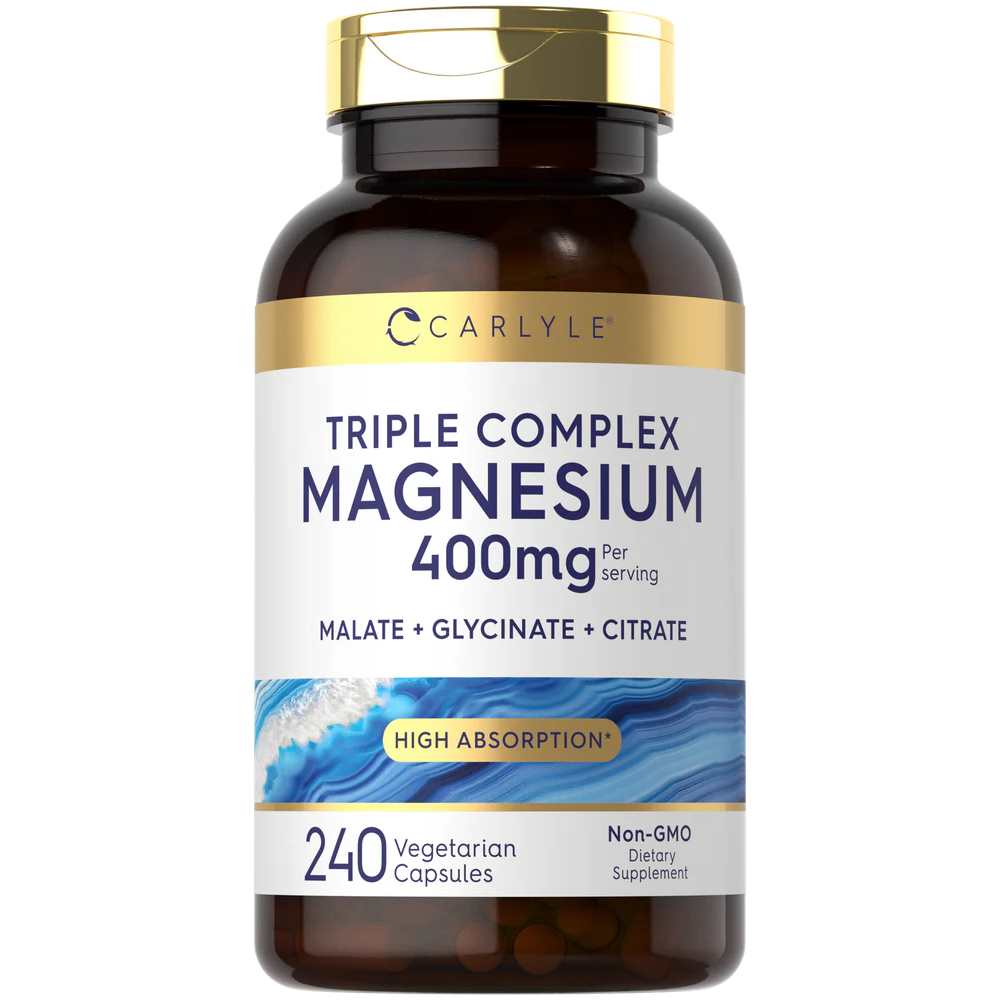 Carlyle Nutritionals Triple Magnesium Complex 400mg | 240 Capsules