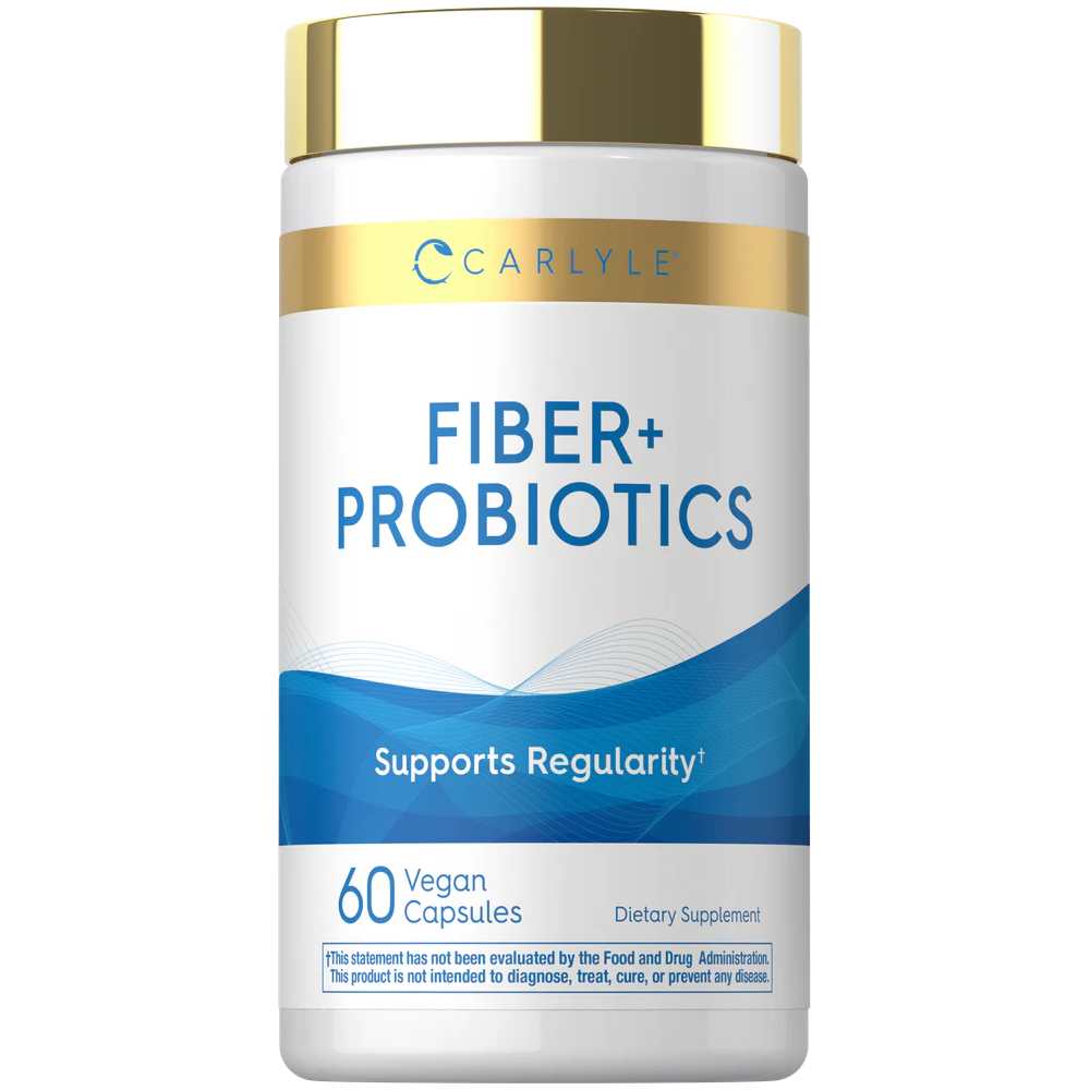 Carlyle Nutritionals Fiber and Probiotic Supplement | 60 Capsules