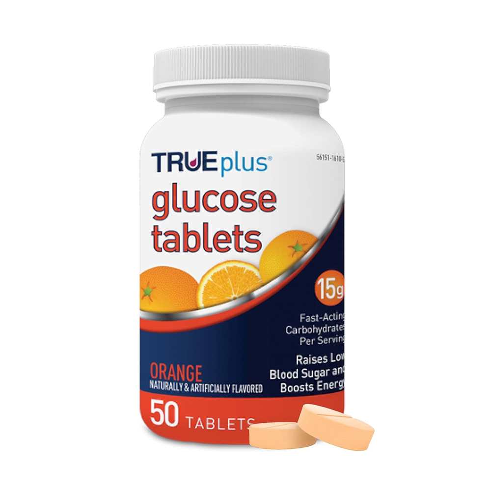 TRUE plus Glucose Orange 15g 50 Tablets