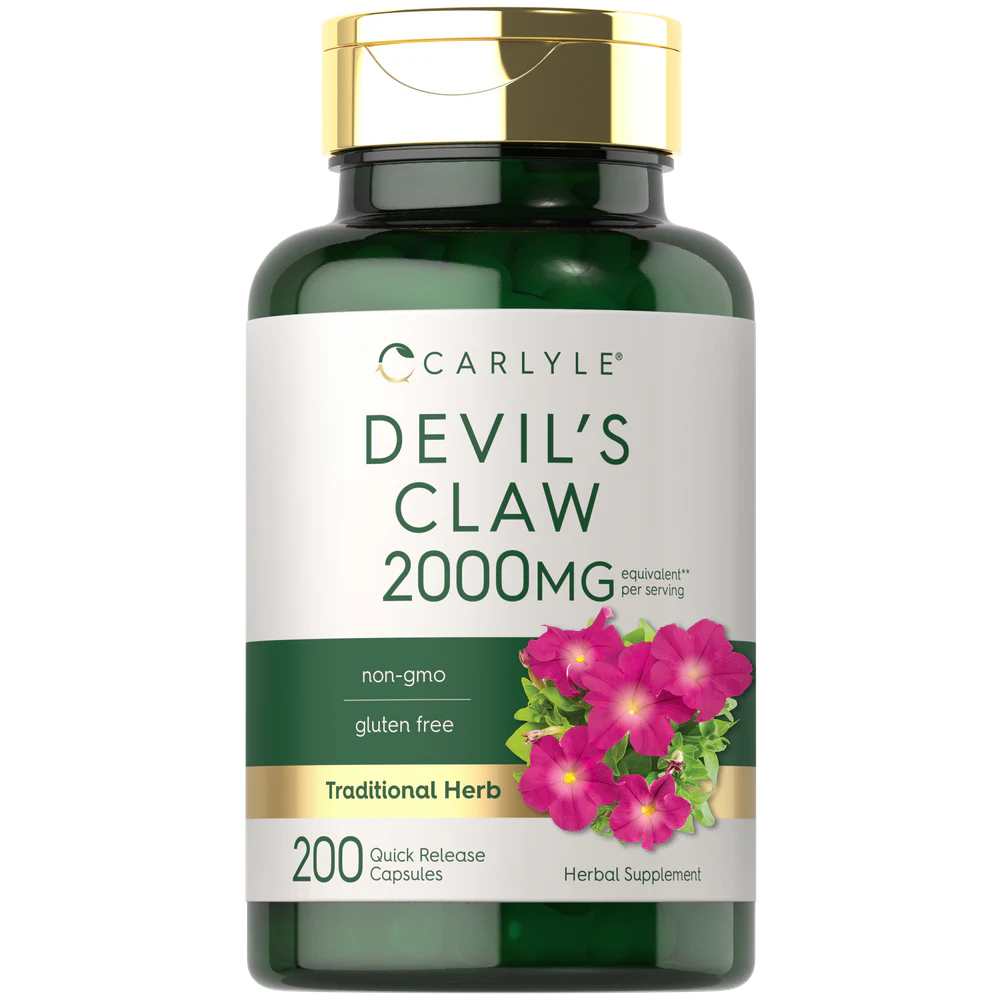 Carlyle Nutritionals Devil's Claw 2000mg 200 Capsules