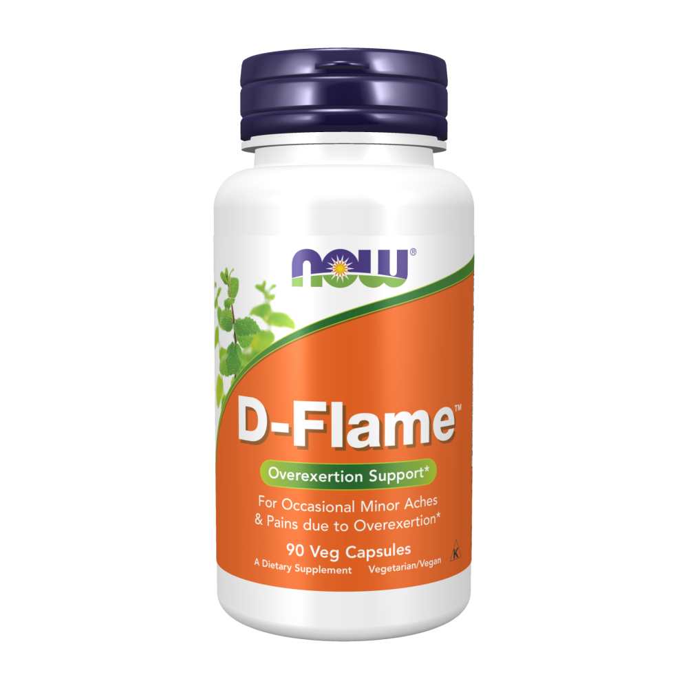 Now Foods D-Flame – Overexertion Support – 90 Veg Capsules
