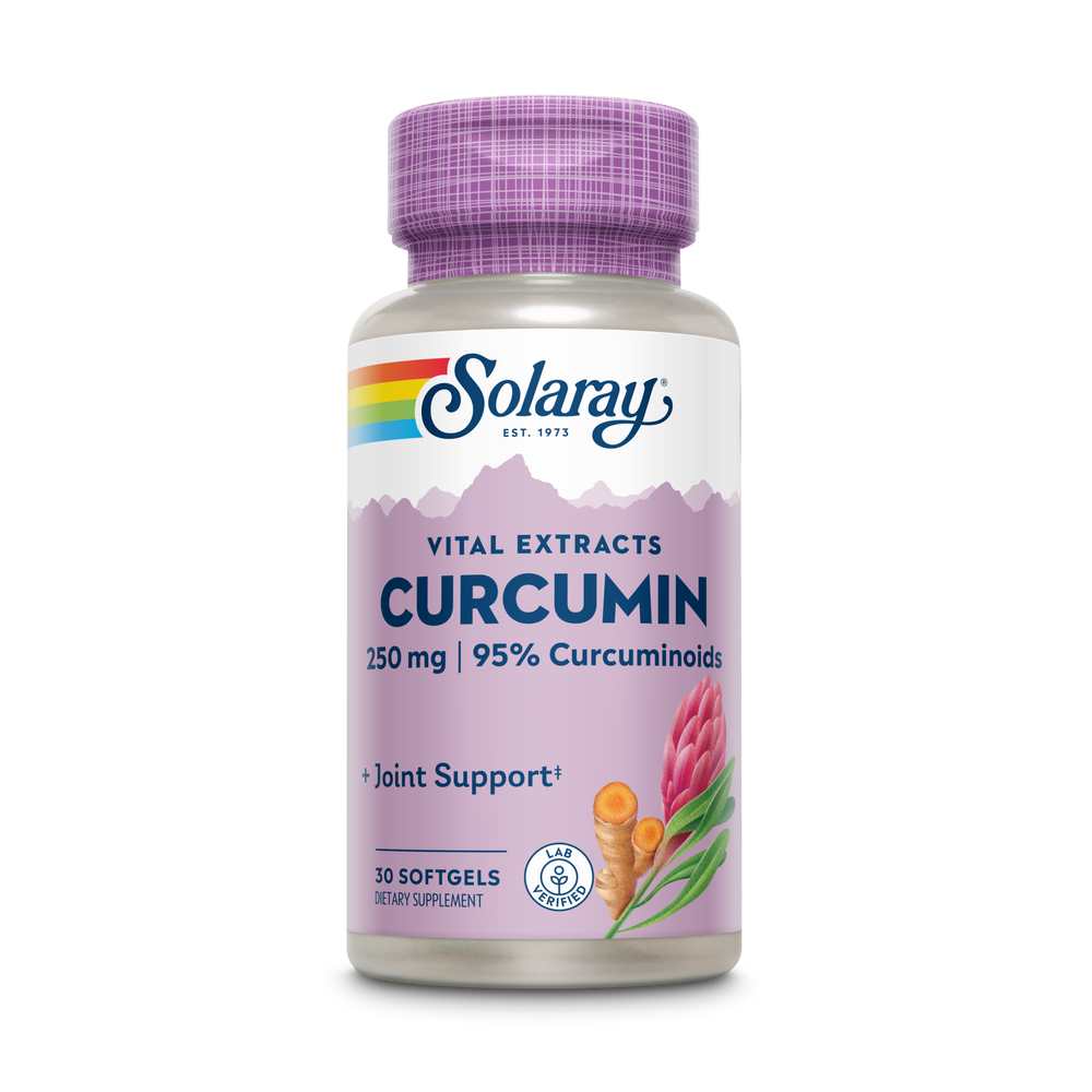 Solaray Curcumin Root Extract 250mg 30 Softgels