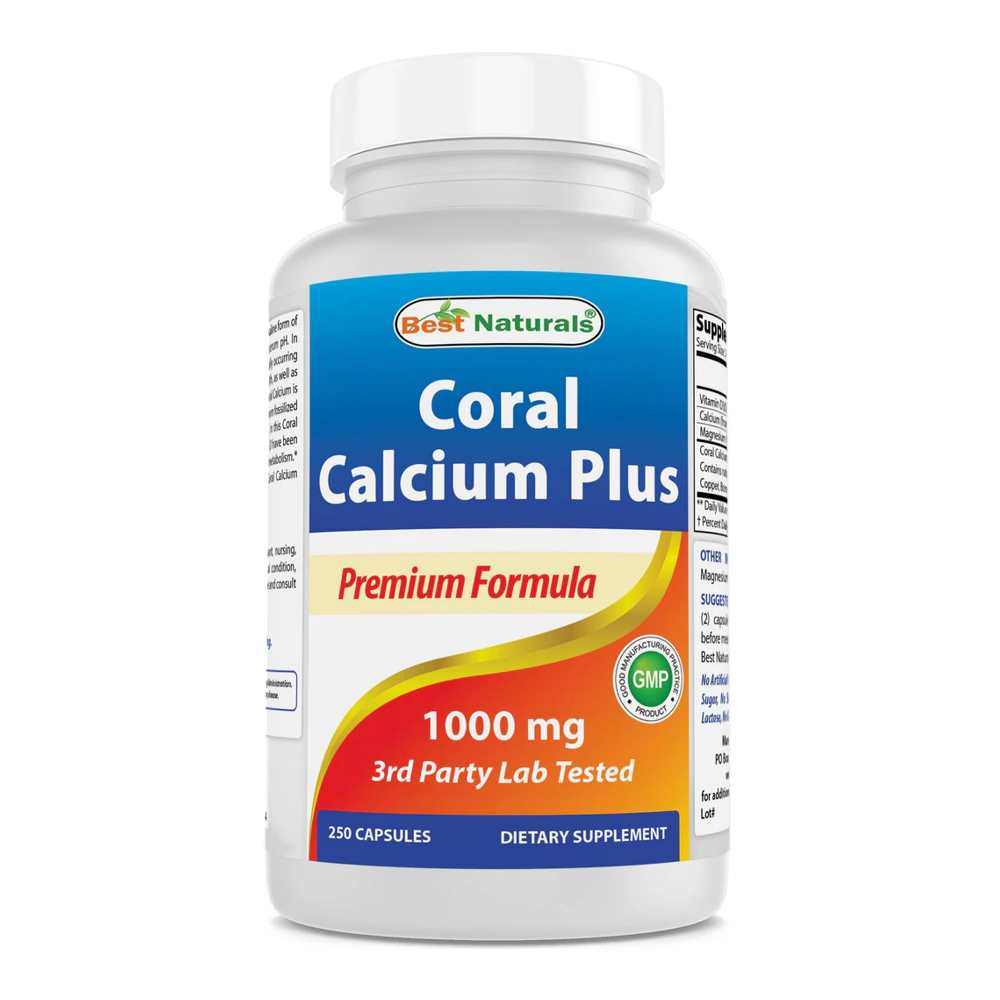 Best Naturals Coral Calcium Plus 250 Capsules