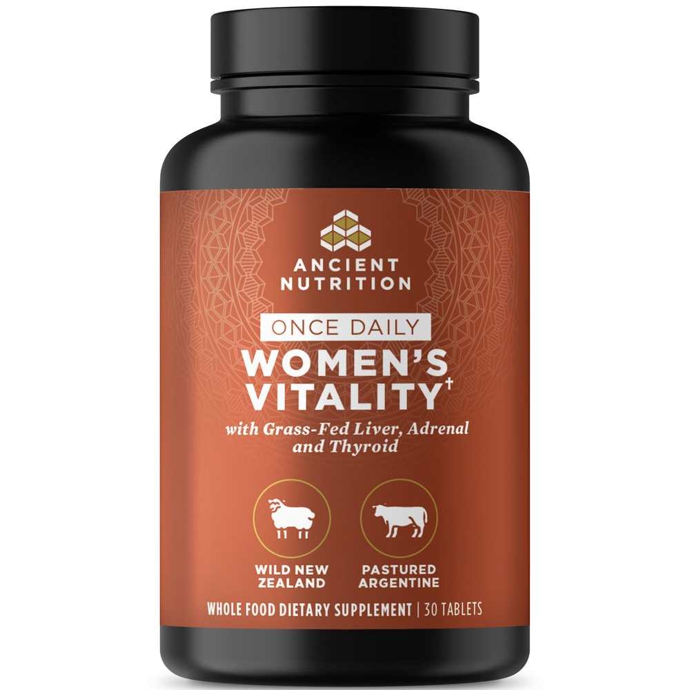 Ancient Nutrition Women's Vitality Once Daily 30 Tabs