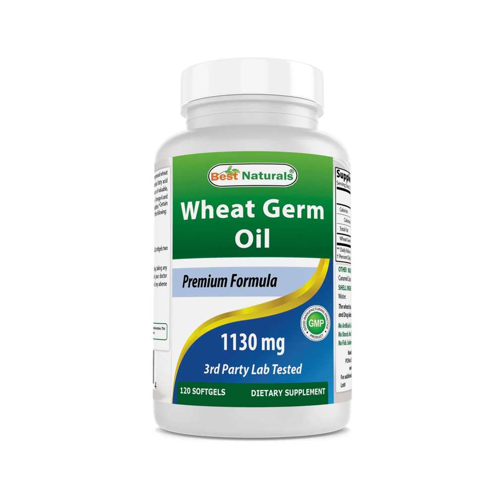 Best Naturals Wheat Germ Oil 1130 mg 120 Softgels