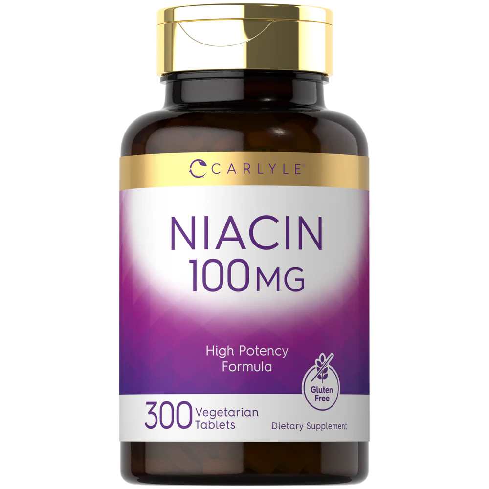 Carlyle Nutritionals Niacin 100mg | 300 Tablets
