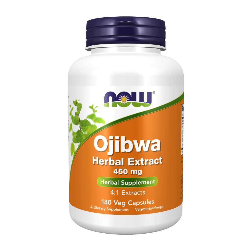 Now Foods Ojibwa Herbal Extract 450 Mg – 4:1 Traditional Herbal Blend – 180 Veg Capsules