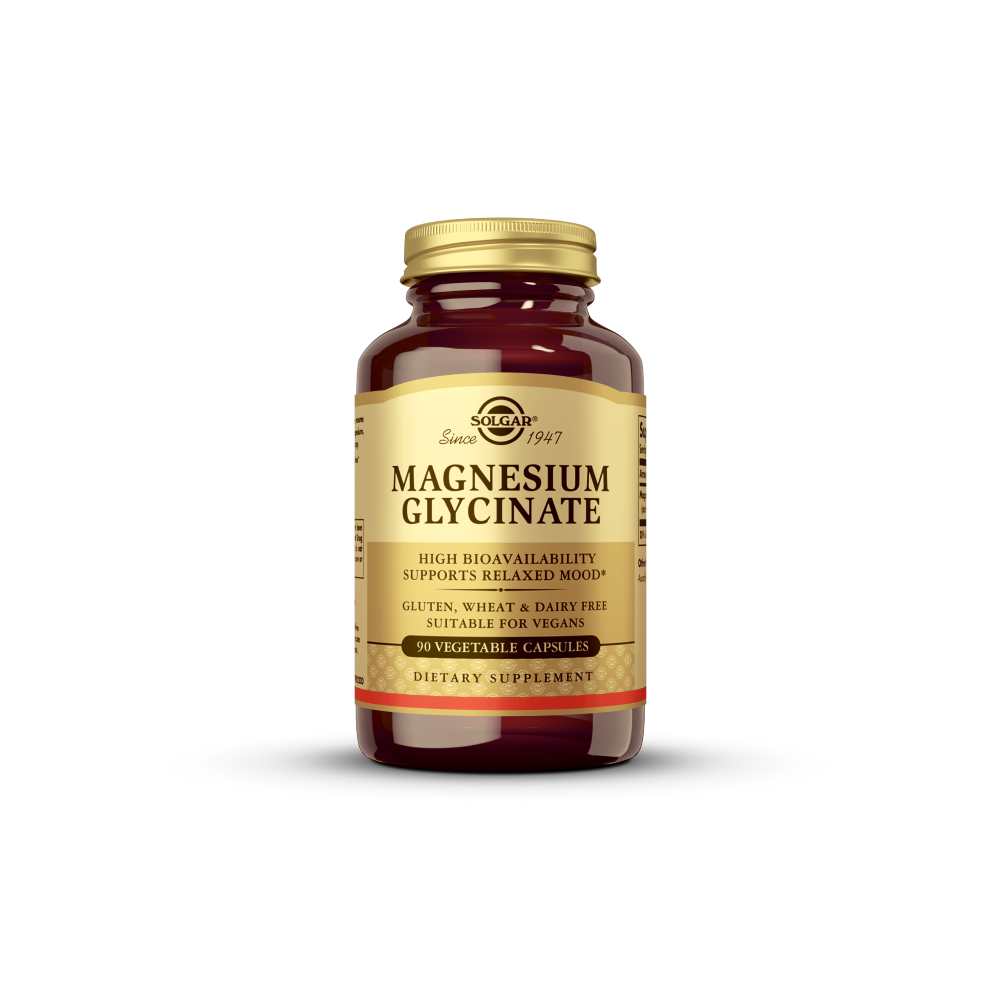 Solgar Magnesium Glycinate 90 Vegetable Capsules