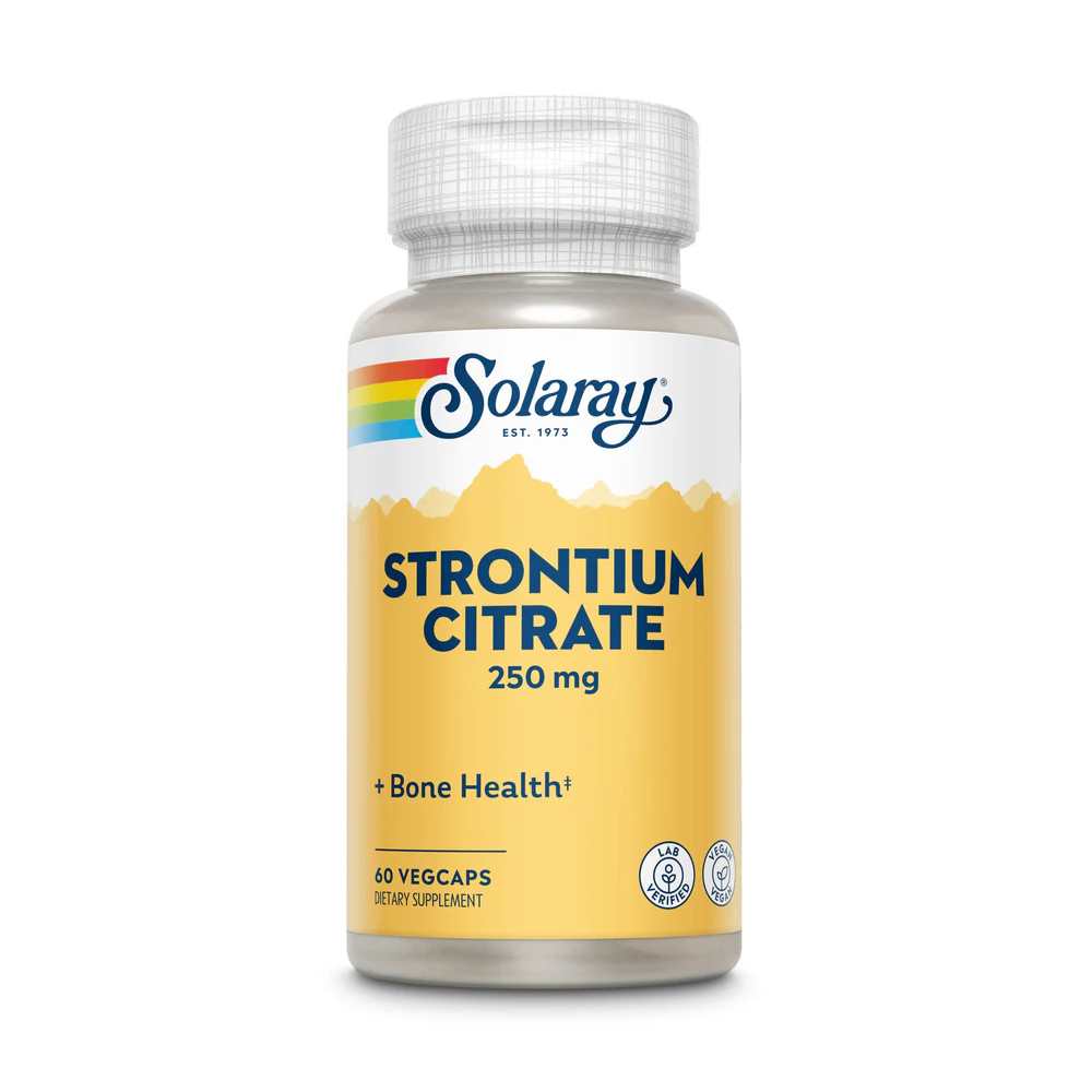 Solaray Biocitrate Strontium 250mg 60 Caps