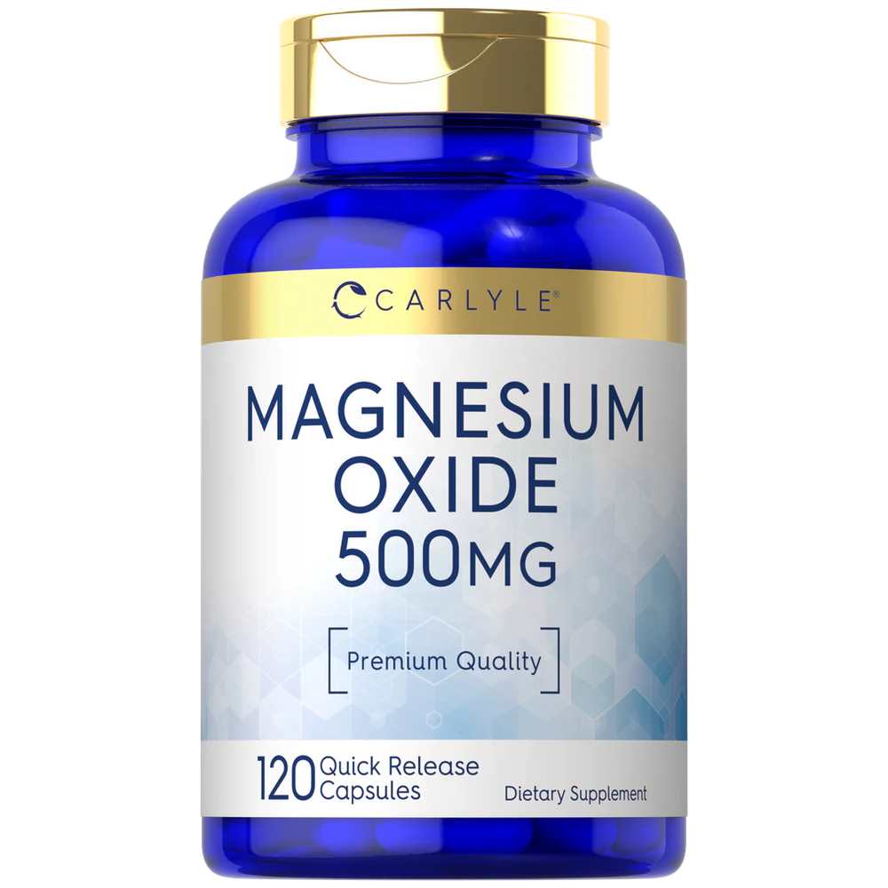 Carlyle Nutritionals Magnesium Oxide 500mg | 120 Capsules