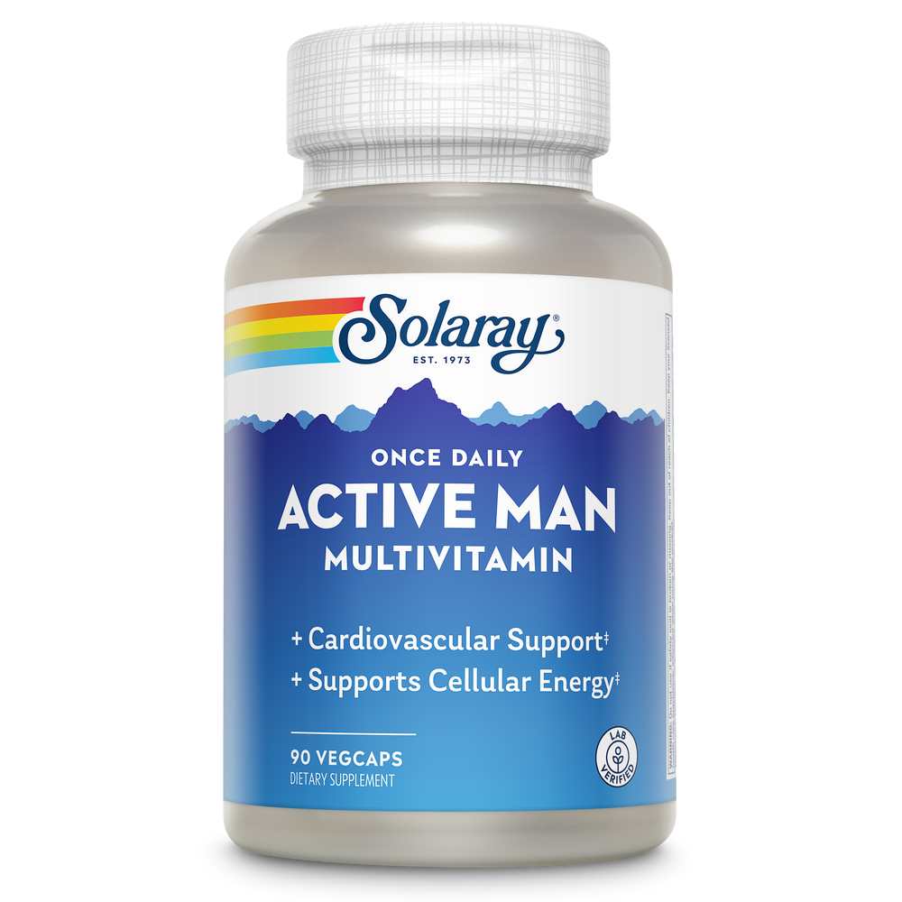 Solaray Once Daily Active Man Multivitamin 90 Caps