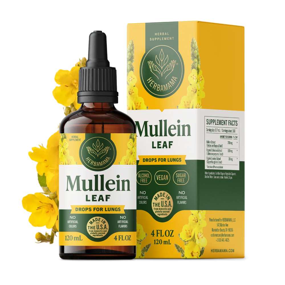 Herbamama Mullein Leaf Drops 120ml