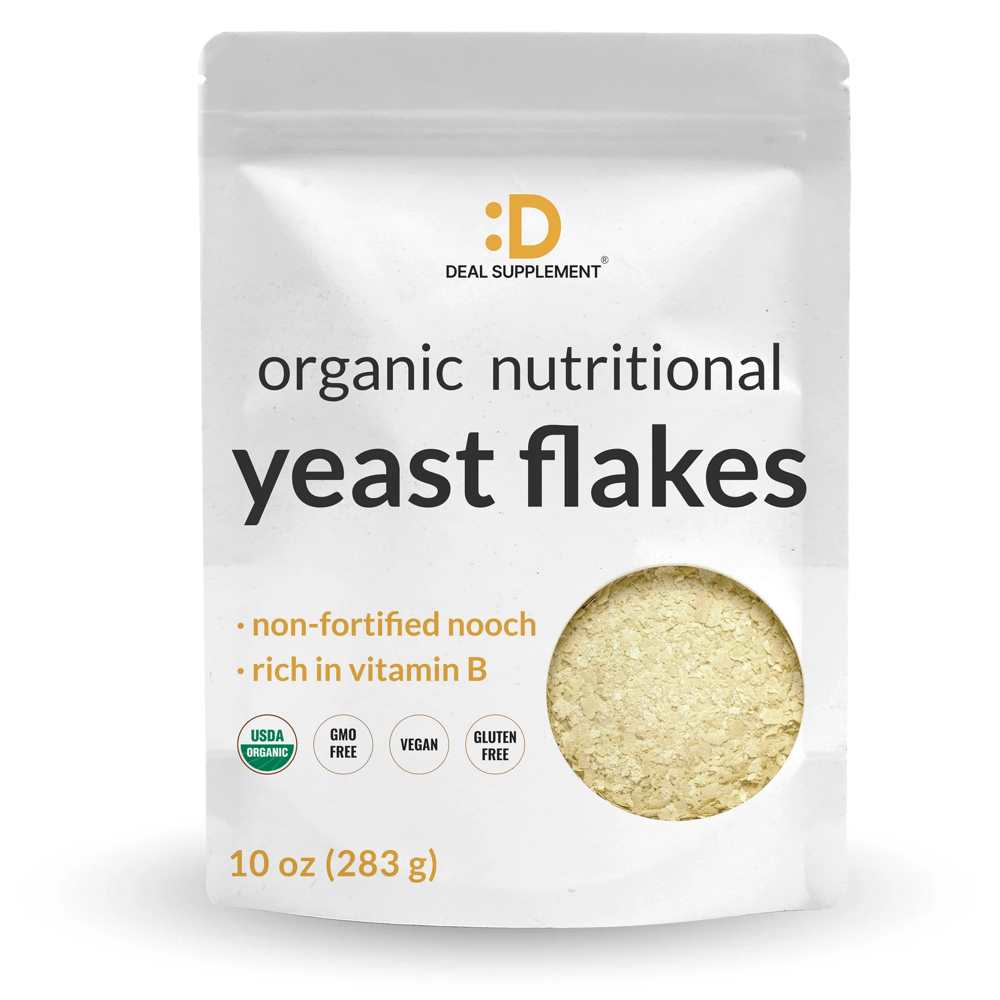 Deal Supplement Organic Nutritional Yeast Flakes 10oz