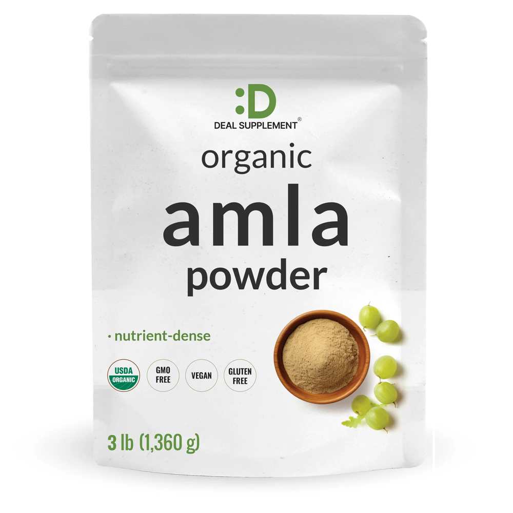 Deal Supplement Organic Indian Amla Powder, 3lbs