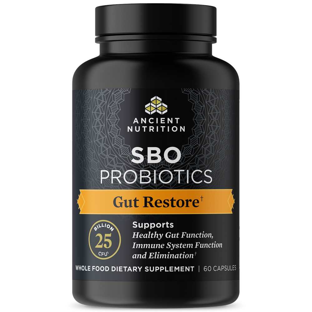 Ancient Nutrition SBO Probiotics Gut Restore 60 caps