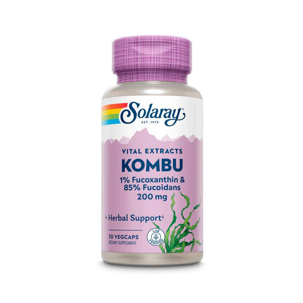 Solaray Fucoxanthin, Kombu Seaweed Ext 200mg 30 Caps