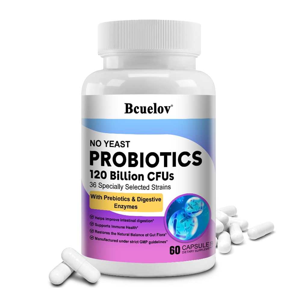 Bcuelov Probiotic Enzyme 120 Billion Cfu 120 Capsules