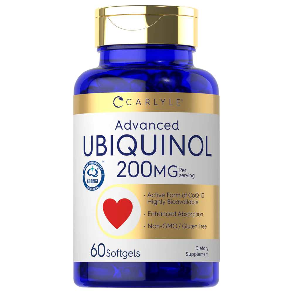 Carlyle Nutritionals Ubiquinol 200mg per serving | 60 Softgels