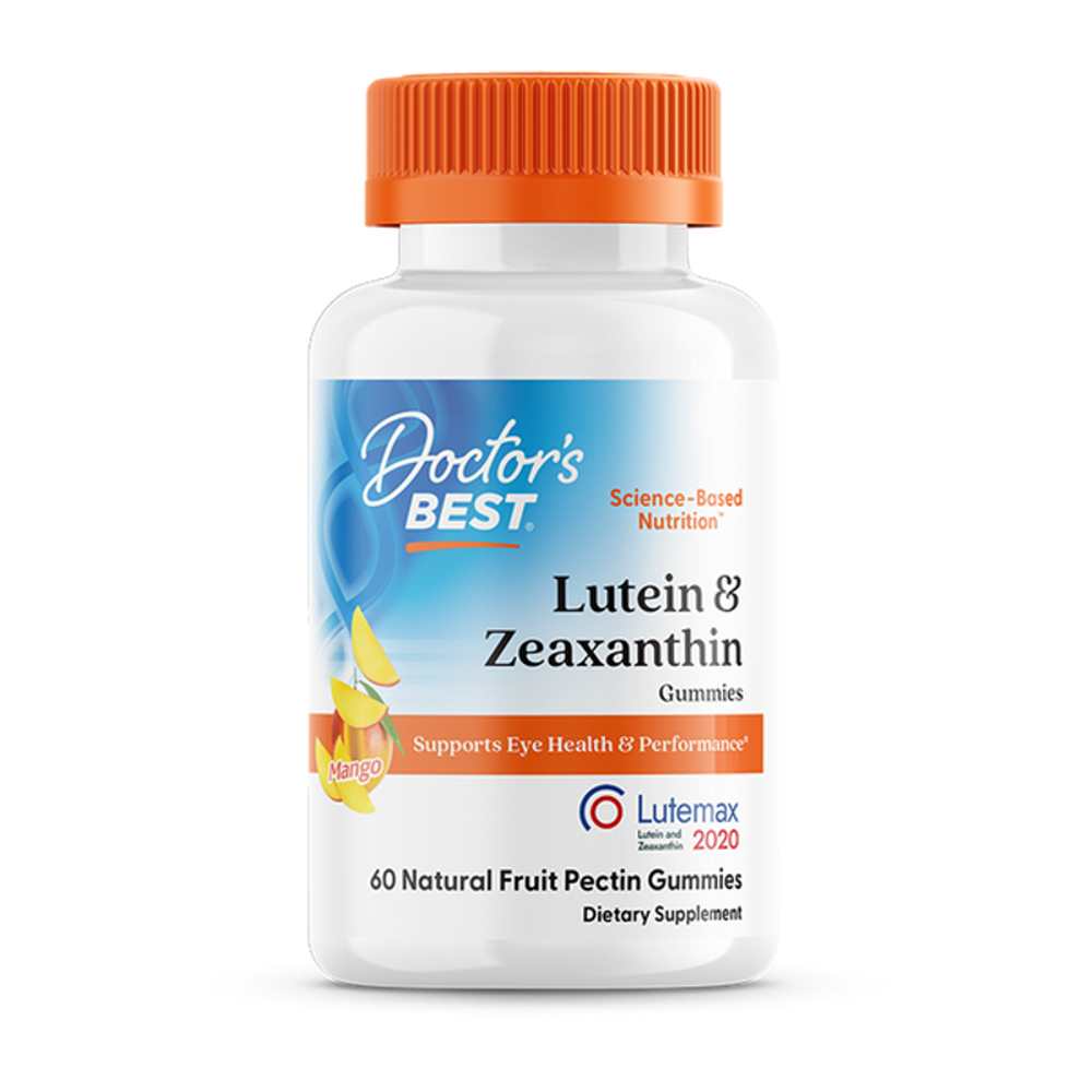 Doctor's Best Lutein & Zeaxanthin Mango Madness, 60 Gummies