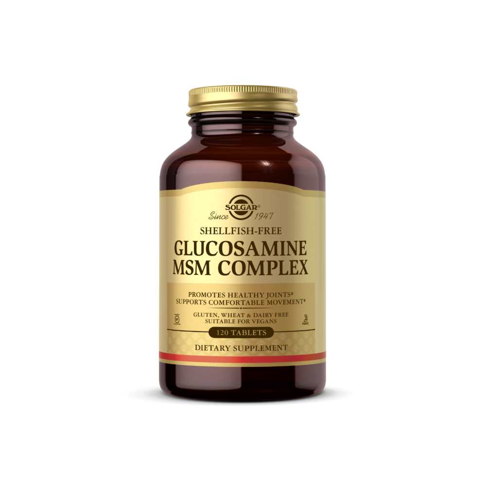 Solgar Glucosamine Msm Complex (shellfish-Free) 120 Tablets