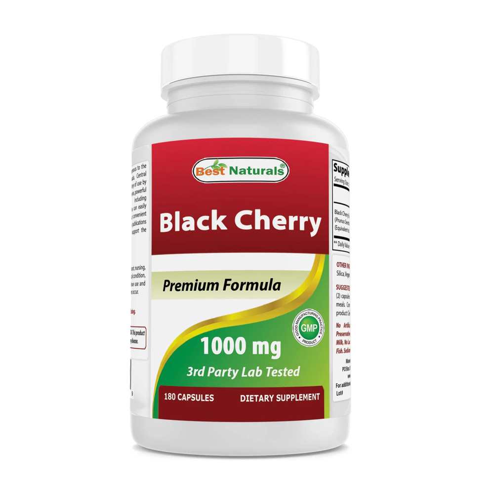 Best Naturals Black Cherry 1000 mg 180 Capsules