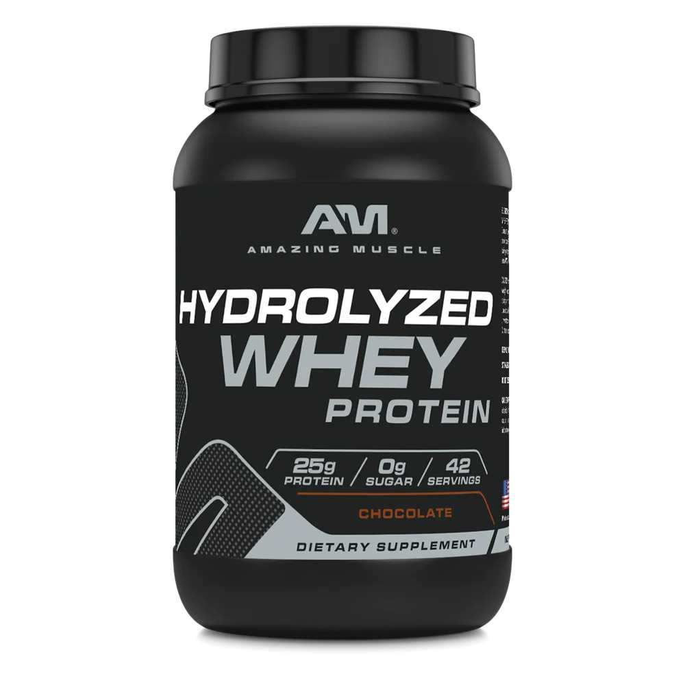 Amazing Muscle Hydrolyzed Whey Protein Powder | Chocolate Flavor 1.36kg