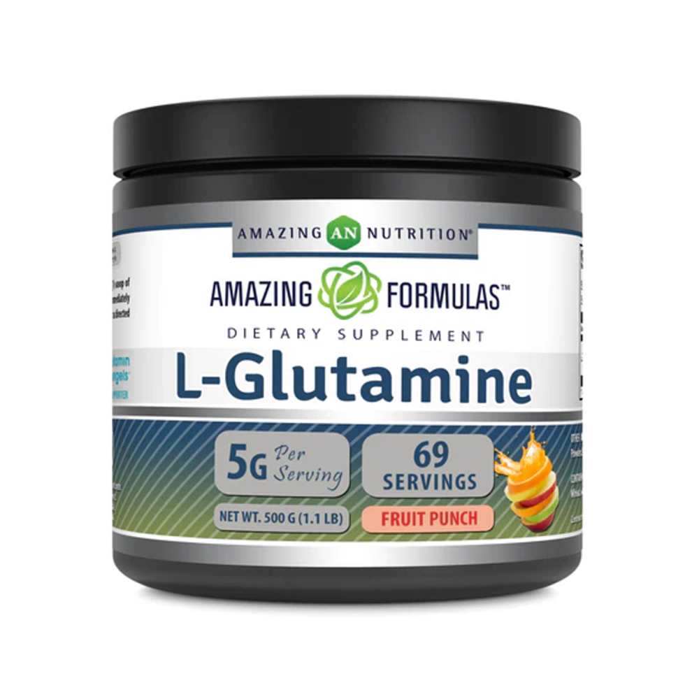 Amazing Formulas L-Glutamine Fruit Punch Flavor 500g