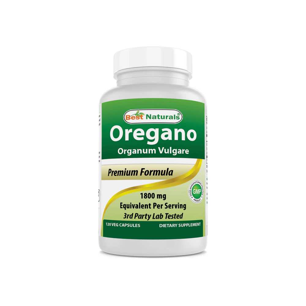 Best Naturals Oregano Leaf Extract 1800 mg Equivalent Per Serving - 120 Veg Capsules