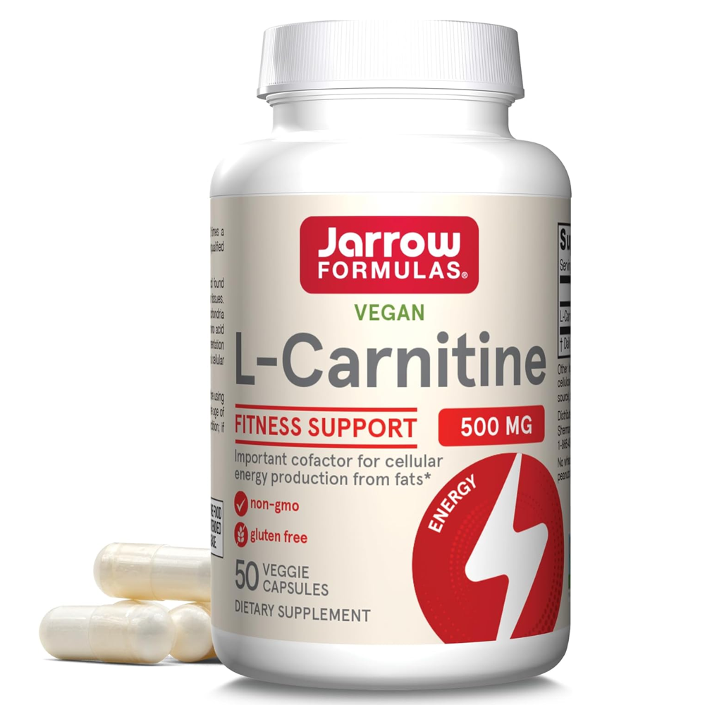 Jarrow Formulas Acetyl L-Carnitine 500mg Brain & Nerve Support
