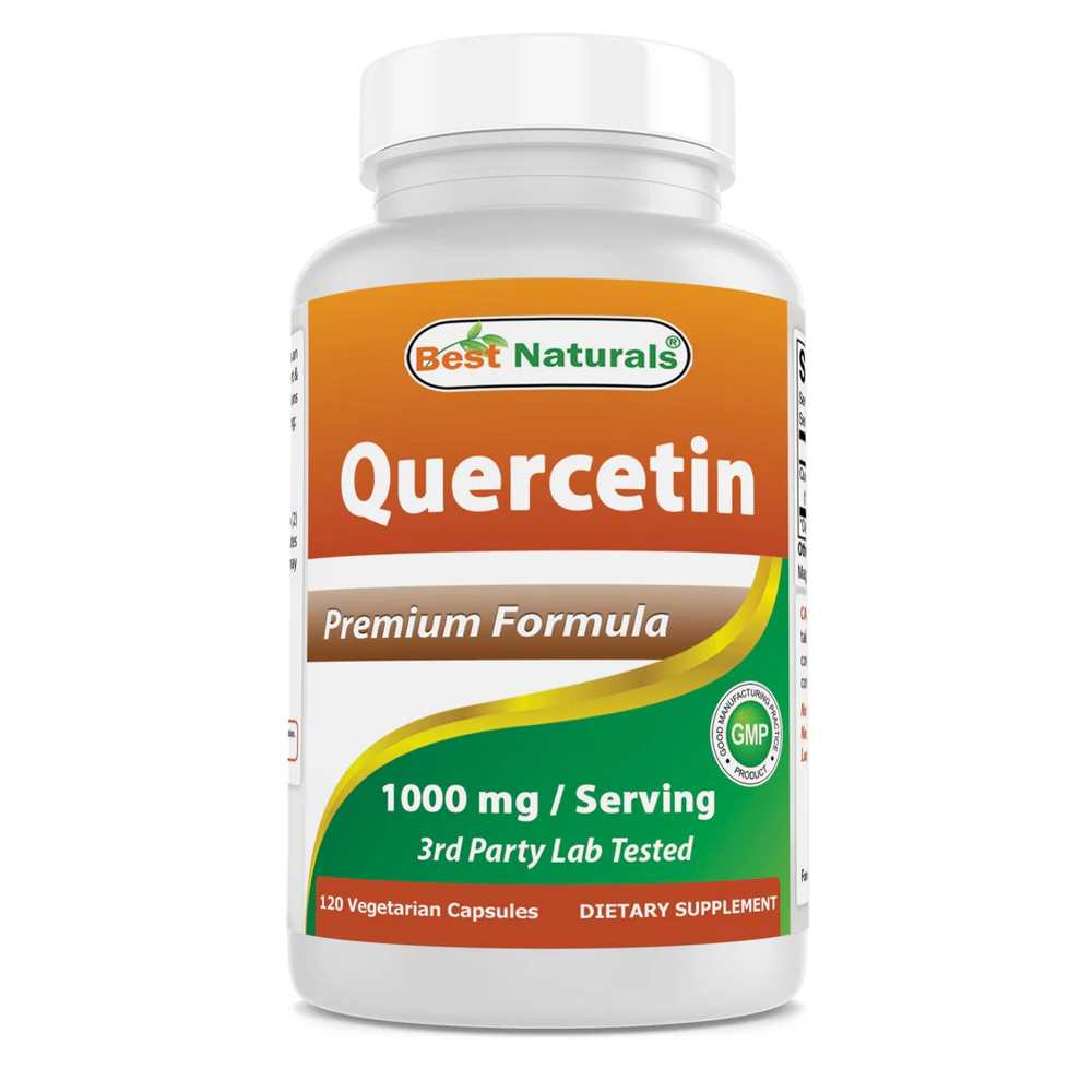 Best Naturals Quercetin 1000 mg 120 Vegetarian Capsules